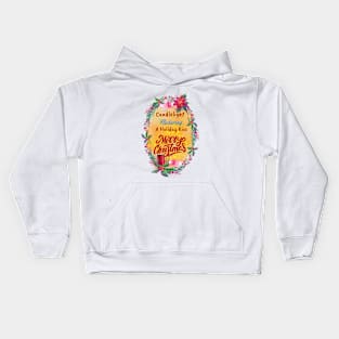 Christmas Holiday Glow: Candlelight Kiss Kids Hoodie